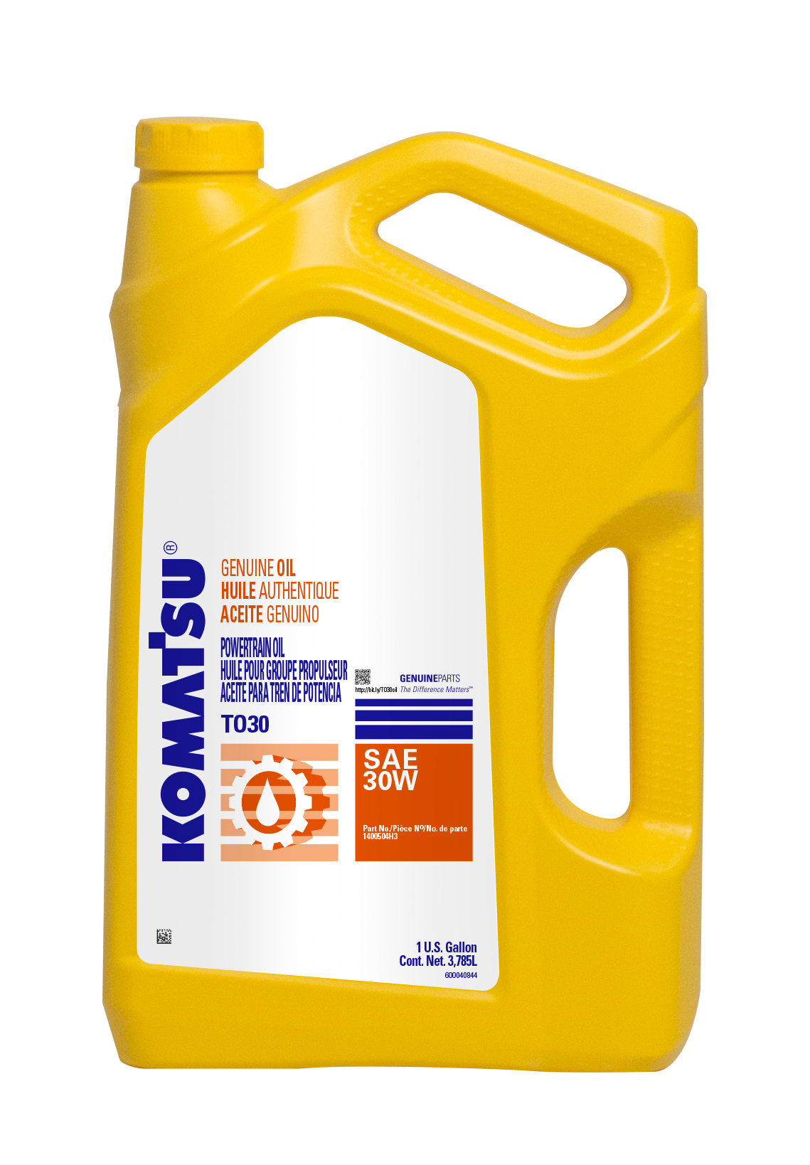 Komatsu Genuine Oil T030 4Lx6本 C1400504H3 - Fluids | Komatsu